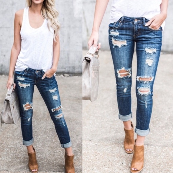 special A Denim - Destroyed skinny jeans